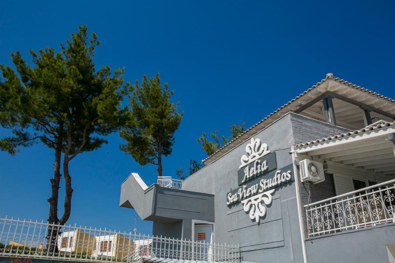 Aelia Sea View Studios Афитос Екстериор снимка